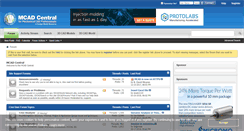 Desktop Screenshot of mcadcentral.com