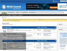 Tablet Screenshot of mcadcentral.com